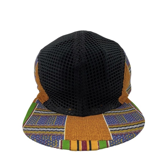 Vintage Body Lingo Kente Stretch Hat - Picture 1 of 8